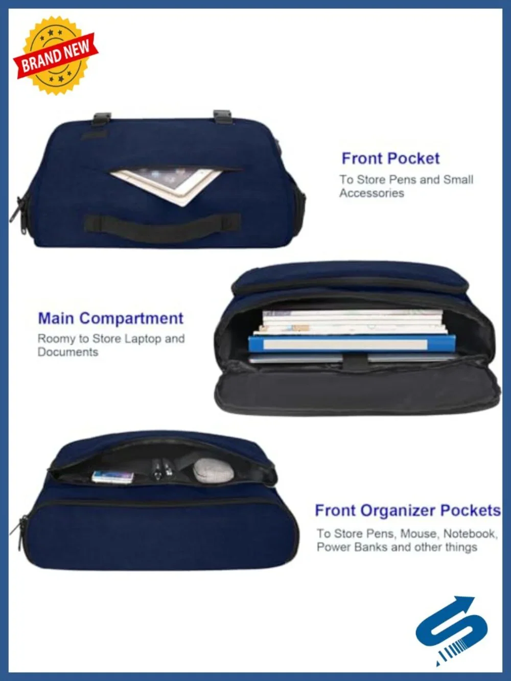 Lightweight Messenger Bag for Men Laptop 17.3